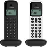 Téléphone sans fil Alcatel  D285 Blanc et Noir