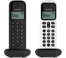 Téléphone sans fil Alcatel  D285 Blanc et Noir