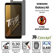 Protège écran Tm Concept Samsung Galaxy A8 (2018) - Verre trempé