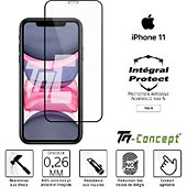 Protège écran Tm Concept Verre trempé intégral - iPhone 11 - Noir