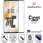 Protège écran Tm Concept Verre trempé 3D - OnePlus 8 Pro - Noir