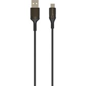 Câble USB C Green_e TYPE C 1M20 avec attache noir