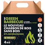 Charbon de bois Greenbbq  écologique noyaux d'olives 4kg