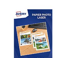 Papier photo Avery  50 Feuilles papier photo brillant laser