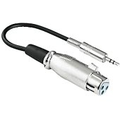 Câble XLR Hama audio prise XLR/jack 3.5 mm stereo