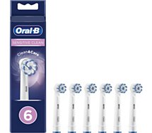 Brossette dentaire Oral-B  Sensitive Clean x6 Clean and Care