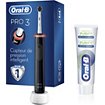 Brosse à dents électrique Oral-B Pro 3800 charcoal black et 1 purify