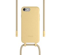 Coque collier Woodcessories  iPhone 6/7/8/SE Tour de cou Bio jaune