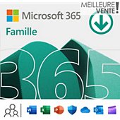 Logiciel de bureautique Microsoft 365 Famille