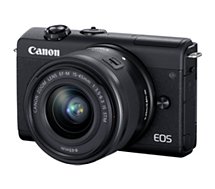 Appareil photo Hybride Canon  EOS M200 Noir + EF-M 15-45mm IS STM