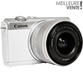 Appareil photo Hybride Canon EOS M200 Blanc + EF-M 15-45mm IS STM