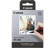 Papier photo instantané Canon  Selphy Square QX10 (x20)