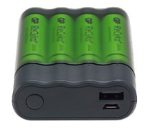 Chargeur + accumulateur GP  Pilles AA / AAA + Appareils en USB
