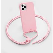 Coque collier Laut iPhone 12 mini Pastels rose