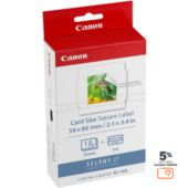 Cartouche d'encre Canon KC18IS 18 stickers 54x54mm Selphy