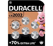 Pile Duracell  DL/CR 2032 x6