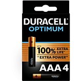 Pile Duracell  AAA x4 Optimum