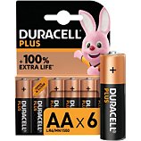 Pile Duracell  AA X6 PLUS