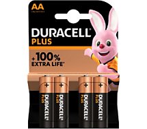 Pile Duracell  AA X4 PLUS