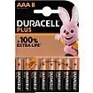 Pile Duracell AAA X8  PLUS