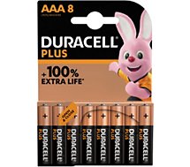 Pile Duracell  AAA X8  PLUS