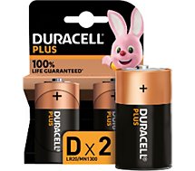Pile Duracell  D X2 PLUS