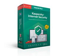 Logiciel antivirus et optimisation Kaspersky  Internet Security 2020 (3 Postes / 1 An)