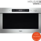 Micro ondes gril encastrable Whirlpool AMW439IX