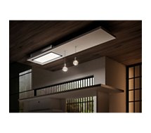Hotte plafond Elica  LULLABY WH WOOD/F/120