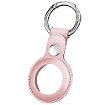Accessoire tracker Bluetooth Puro Keychain leather look 'SKY' AirTag Rose