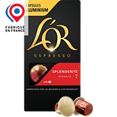 Capsules L'or Espresso Café Splendente 7 X10