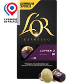 Capsules L'or Espresso Café Supremo 10 X10