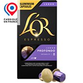 Capsules L'or Espresso Café Lungo Profundo 8 X10