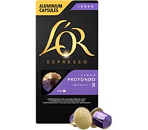 Capsules L'or  Espresso Café Lungo Profundo 8 X10