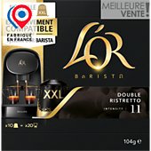 Dosettes exclusives L'or L'OR BARISTA DOUBLE RISTRETTO 10 capsule
