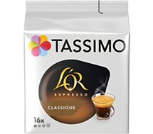 Dosette Tassimo  Café L'OR Espresso Classique X16