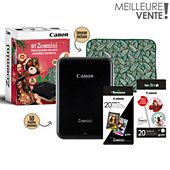 Imprimante photo portable Canon Kit Zoemini Noir+40 feuilles+pochette