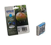 Cartouche d'encre Epson  T1292 Cyan série Pomme
