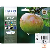 Cartouche d'encre Epson T1295 (n/c/m/j) série Pomme