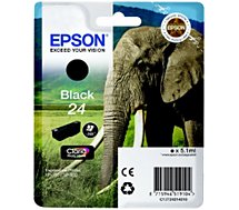 Cartouche d'encre Epson  T2421 Noire Série Eléphant