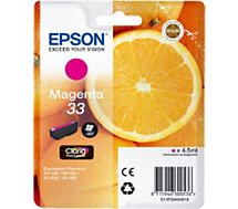 Cartouche d'encre Epson  T3343 Magenta Premium Série Orange