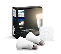 Pack Philips  Démarrage 9,5W A60 E27 Hue white