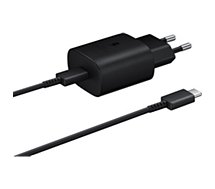 Chargeur secteur Samsung  Ultra rapide 25W Noir + cable