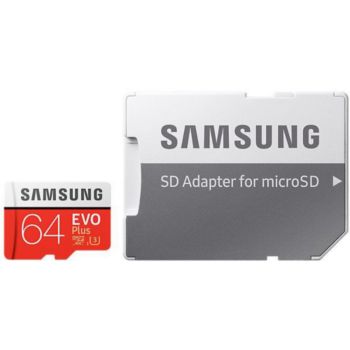 Samsung 64GO EVO PLUS + Adaptateur SD HA