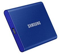 Disque SSD externe Samsung  portable T7 2TO bleu indigo