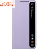 Etui Samsung S21 FE Clear View Cover violet