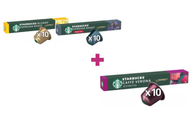 Capsules Nespresso by Starbucks offertes