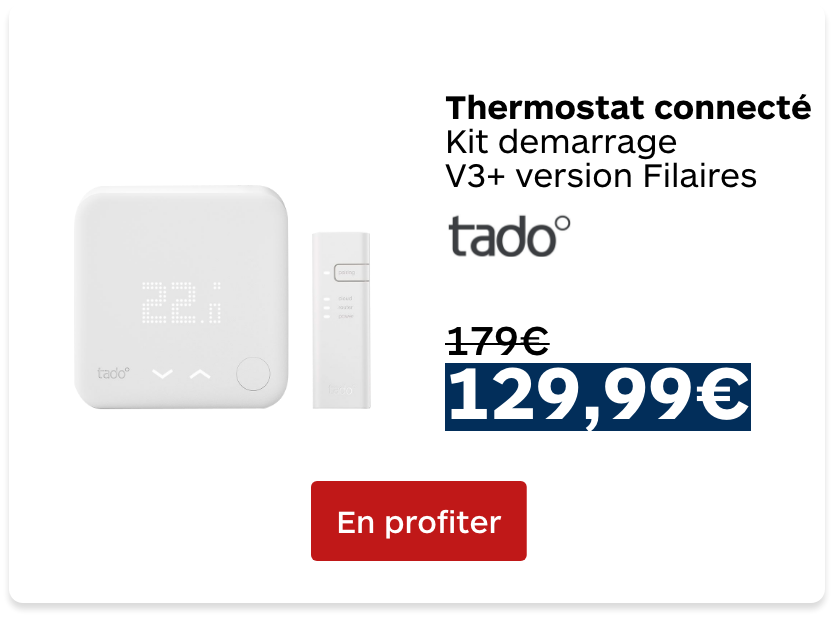 thermostat connecté kit démarrage