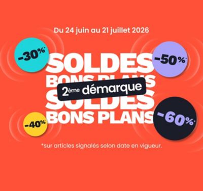 SOLDES & Bons plans 2ème démarque