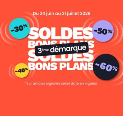 SOLDES & Bons plans 3ème démarque